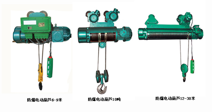 各種規格防爆電動葫蘆圖
